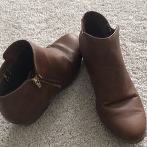 Gently used Brown Ankle Boots